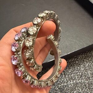 Sorrelli Lavender and Clear Crystal Bracelet